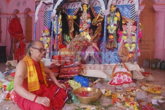 Tripura celebrating Maha Saptami